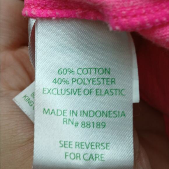 Lilly Pulitzer Smocked Neckline Sleeveless Essie Tank Top Vacation Pink SZ Large - Picture 4 of 5